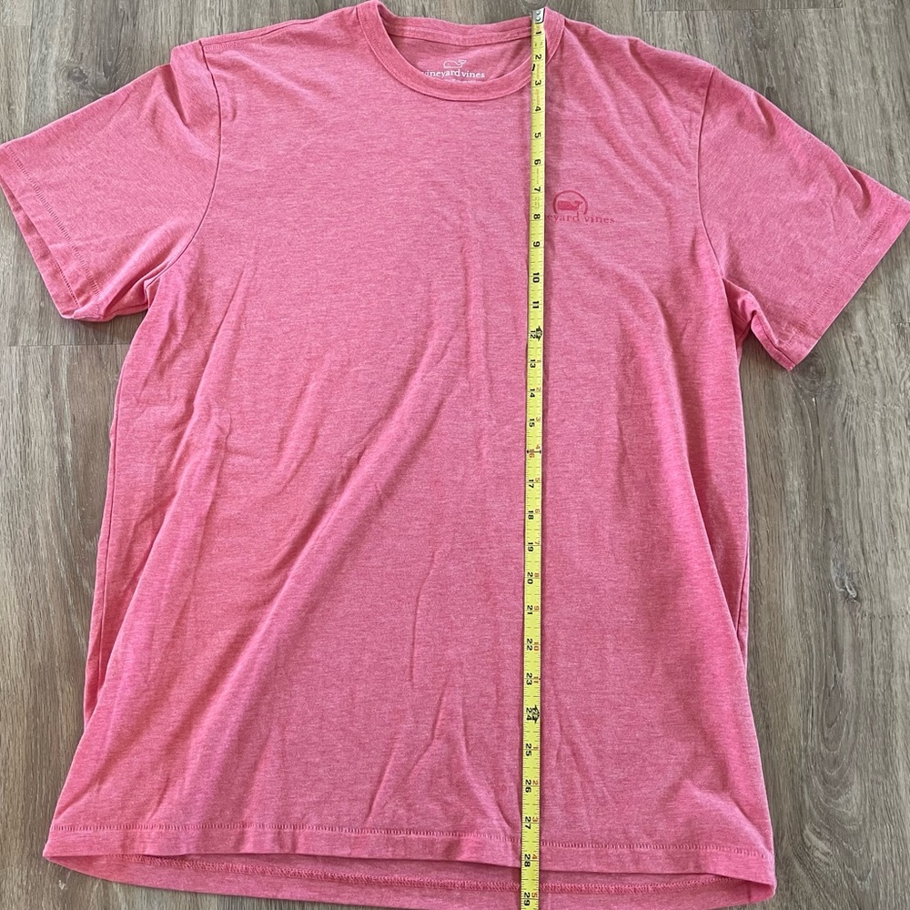 Vineyard Vines Heathered Pink Short Sleeve Tee - Picture 3 of 6